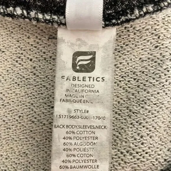 Fabletics Sophia French Terry Sweater Size M - Picture 8 of 8